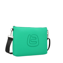Accessori Pochette da donna marca LA FILLE DES FLEURS colore verde modello Aladdin