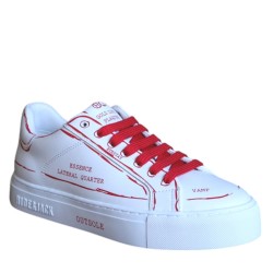 Sneakers Da Donna Marca HIDE&JACK Modello ESERL.D Colore Bianco/rosso