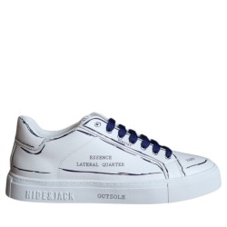Sneakers Da Uomo Marca HIDE&JACK Modello ESERL Colore Bianco/blu