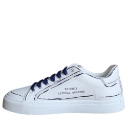 Sneakers Da Uomo Marca HIDE&JACK Modello ESERL Colore Bianco/blu