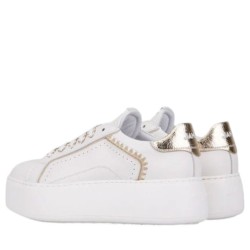 Sneakers Da Donna Marca JANET&JANET Modello J002 Colore Ghiaccio Oro