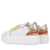 Sneakers Da Donna Marca JANET&JANET Modello J003 Colore Bianco Senape