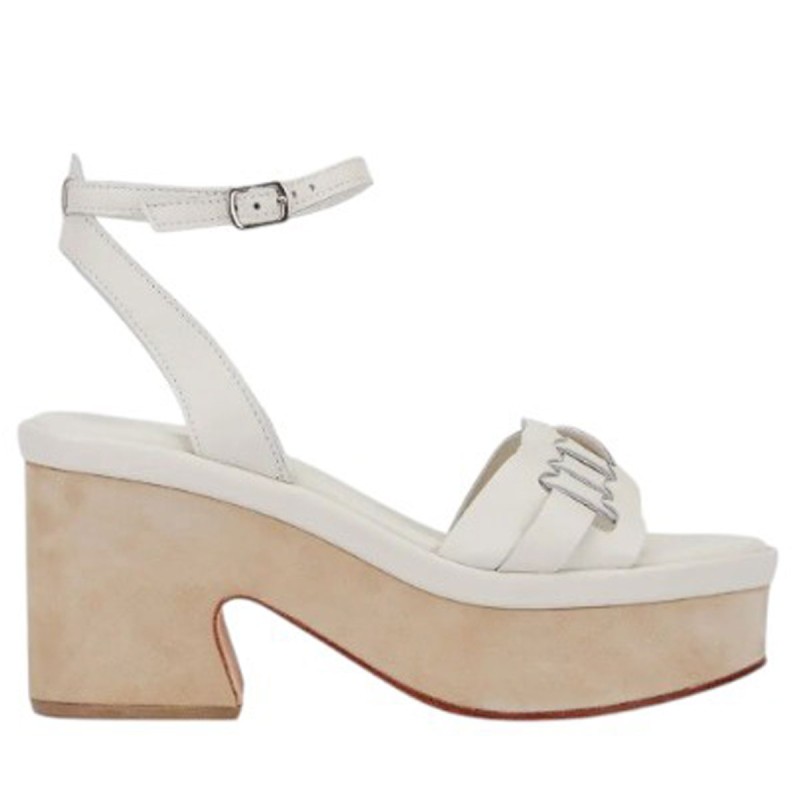 Sandalo Da Donna Marca JANET&JANET Modello J152 Colore Burro
