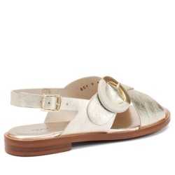 Sandalo Marca FRAU Da Donna Cod: 85X6 Colore Platino