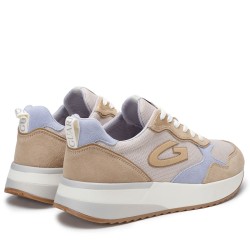 Sneakers Da Uomo Marca GUARDIANI AGM450601 Beige/azzurro