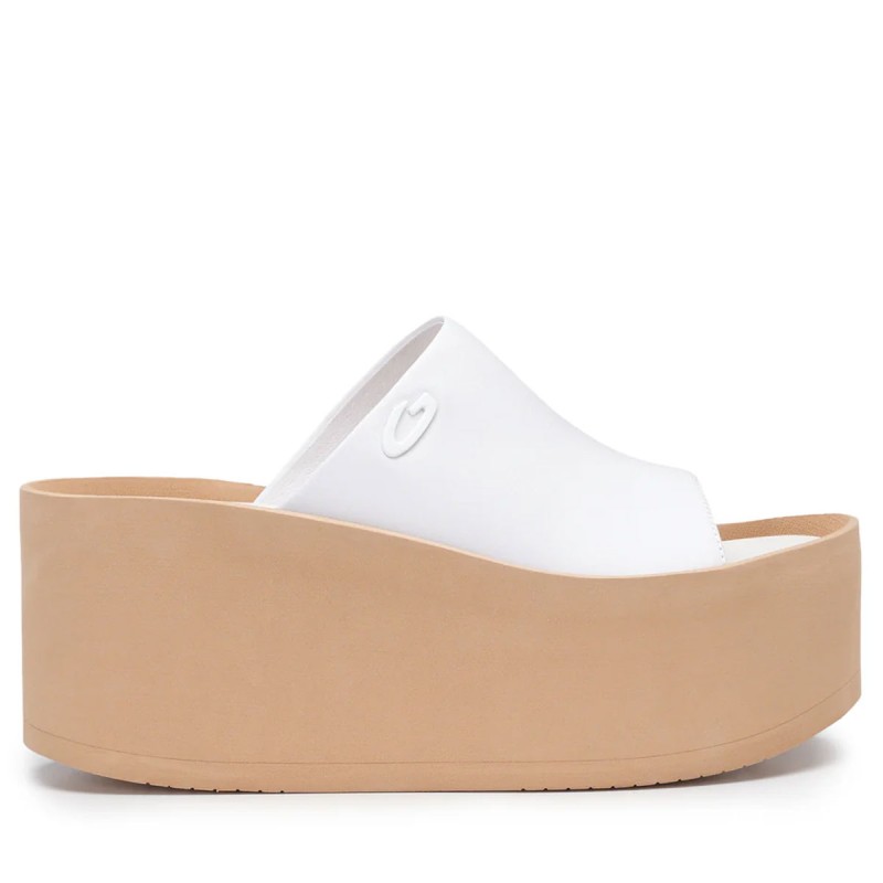 Ciabatta Da Donna Marca GUARDIANI AGW439400 Bianco