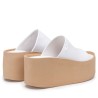 Ciabatta Da Donna Marca GUARDIANI AGW439400 Bianco