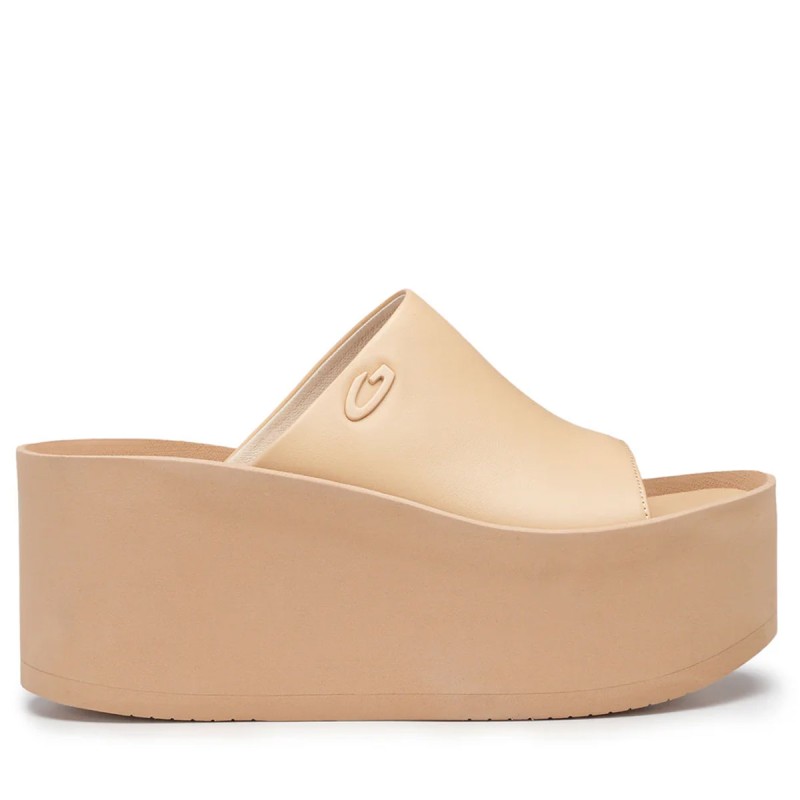 Ciabatta Da Donna Marca GUARDIANI AGW439402 Beige