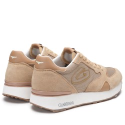 Sneakers Da Uomo Marca GUARDIANI AGM451504 Beige