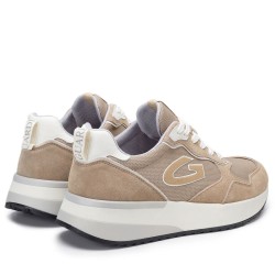 Sneakers Da Uomo Marca GUARDIANI AGM451101 Beige