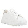 Sneakers Da Donna Marca Geox Colore Bianco/oro Cod: D35TCB