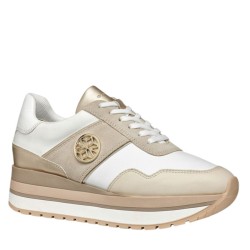 Sneakers Da Donna Marca Geox Colore bianco/taupe Cod: D55MZA