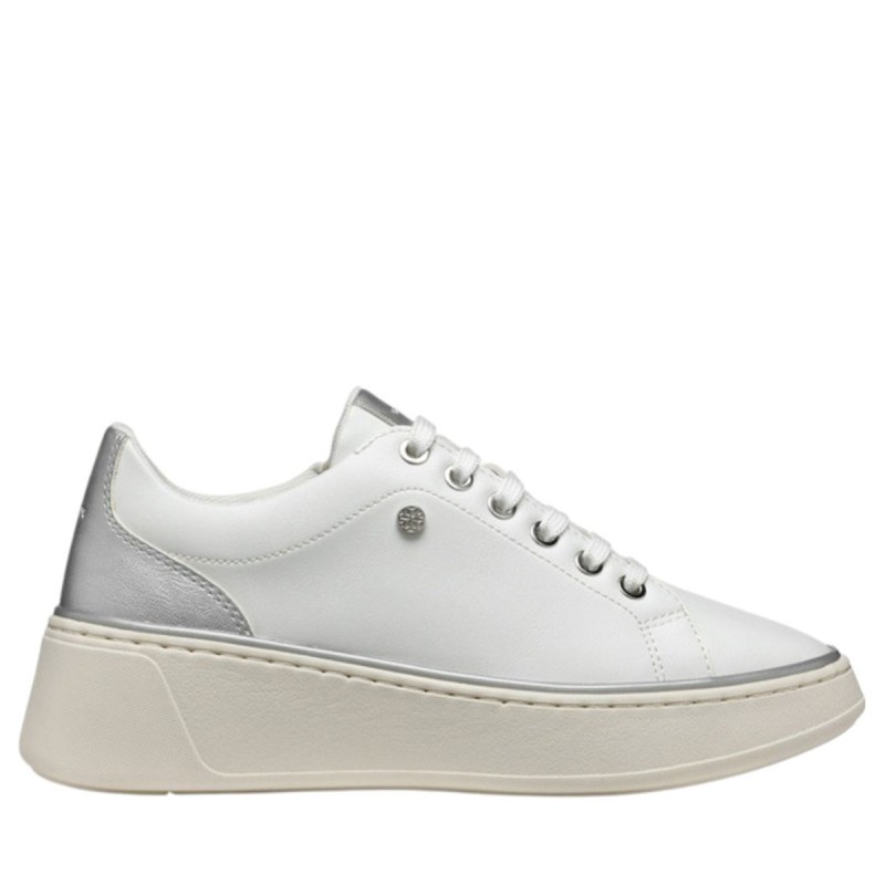 Sneakers Da Donna Marca Geox Colore bianco/argento Cod: D55YHA