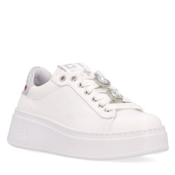 Sneakers da Donna Marca GIO+ Art. PIA266A Colore Bianco Argento