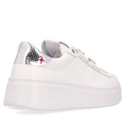 Sneakers da Donna Marca GIO+ Art. PIA266A Colore Bianco Argento