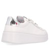 Sneakers da Donna Marca GIO+ Art. PIA266A Colore Bianco Argento