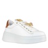Sneakers da Donna Marca GIO+ Art. PIA316A Colore Bianco Arancio