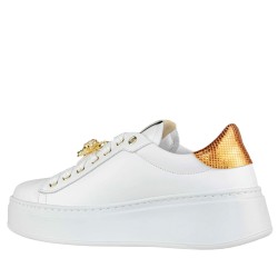 Sneakers da Donna Marca GIO+ Art. PIA316A Colore Bianco Arancio