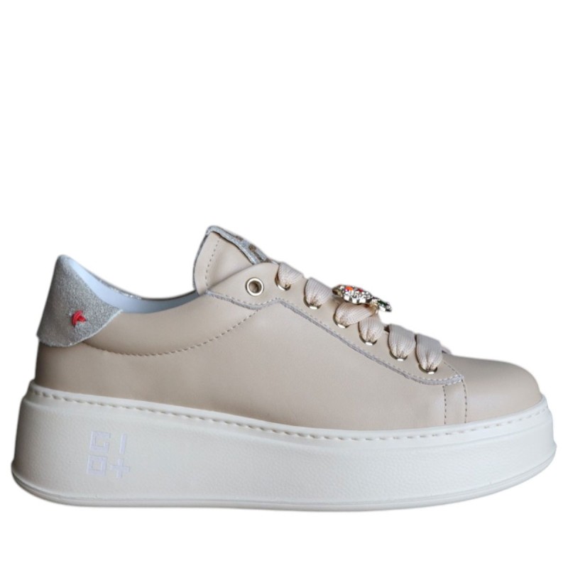 Sneakers da Donna Marca GIO+ Art. PIA316B Colore Beige Platino