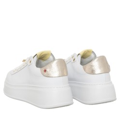 Sneakers da Donna Marca GIO+ Art. PIA318A Colore Bianco Oro