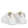 Sneakers da Donna Marca GIO+ Art. PIA318A Colore Bianco Oro