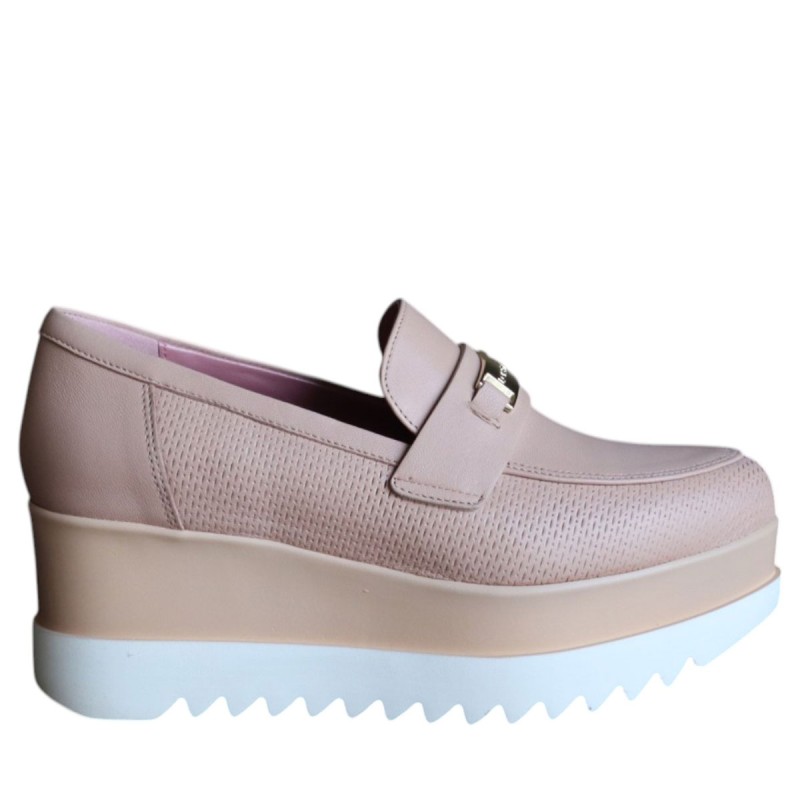 Mocassini da Donna Marca LORENZO MARI Art. PATTY04 Colore Nude