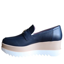 Mocassini da Donna Marca LORENZO MARI Art. PATTY04 Colore Blu