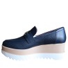 Mocassini da Donna Marca LORENZO MARI Art. PATTY04 Colore Blu