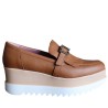 Mocassini da Donna Marca LORENZO MARI Art. PATTY03 Colore Cuoio