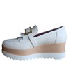 Mocassini da Donna Marca LORENZO MARI Art. PATTY03 Colore Bianco