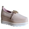 Mocassini da Donna Marca LORENZO MARI Art. MIA07 Colore Nude