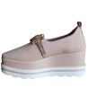 Mocassini da Donna Marca LORENZO MARI Art. MIA07 Colore Nude