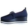 Mocassini da Donna Marca LORENZO MARI Art. MIA07 Colore Blu