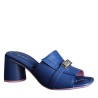 Ciabatta da Donna Marca LORENZO MARI Art. FRESIA Colore Blu
