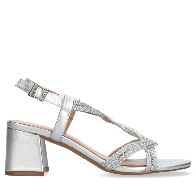 Sandali da Donna Marca BIBI LOU Art. 821Z94HG Colore Argento