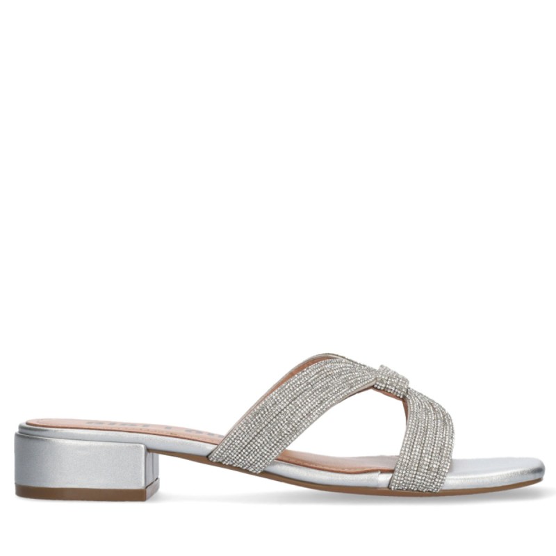 Ciabatte da Donna Marca BIBI LOU Art. 842Z00HG Colore Argento