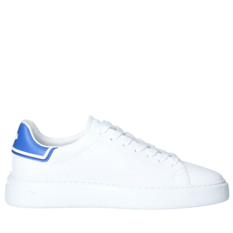 Sneakers Da Uomo Marca Harmont&blaine Colore Bianco/azzurro Cod: EFM251.003.6430