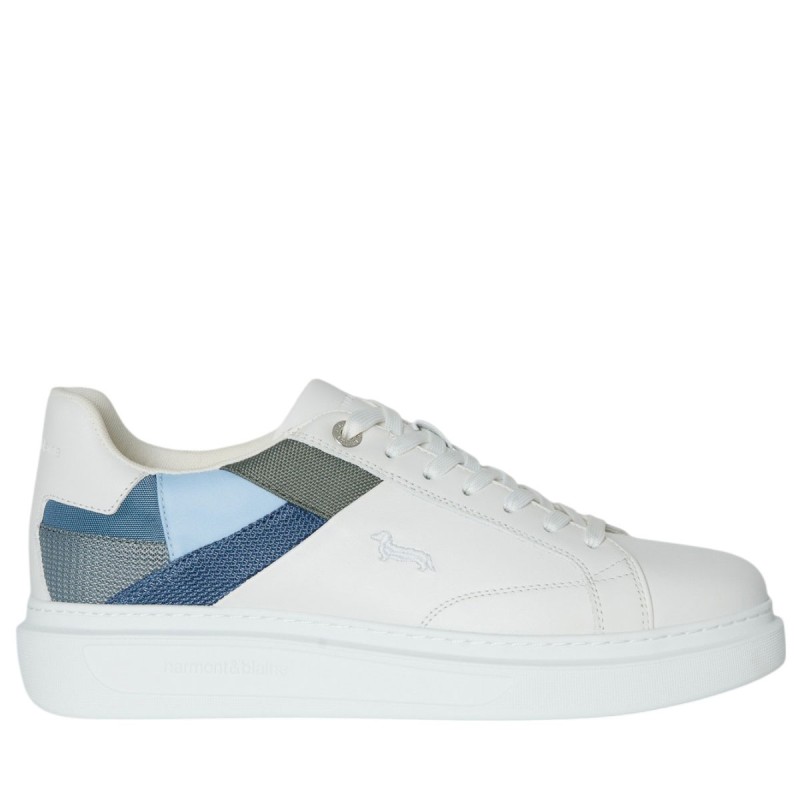 Sneakers Da Uomo Marca Harmont&blaine Colore Bianco/multi Cod: EFM251.010.6000