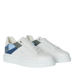 Sneakers Da Uomo Marca Harmont&blaine Colore Bianco/multi Cod: EFM251.010.6000
