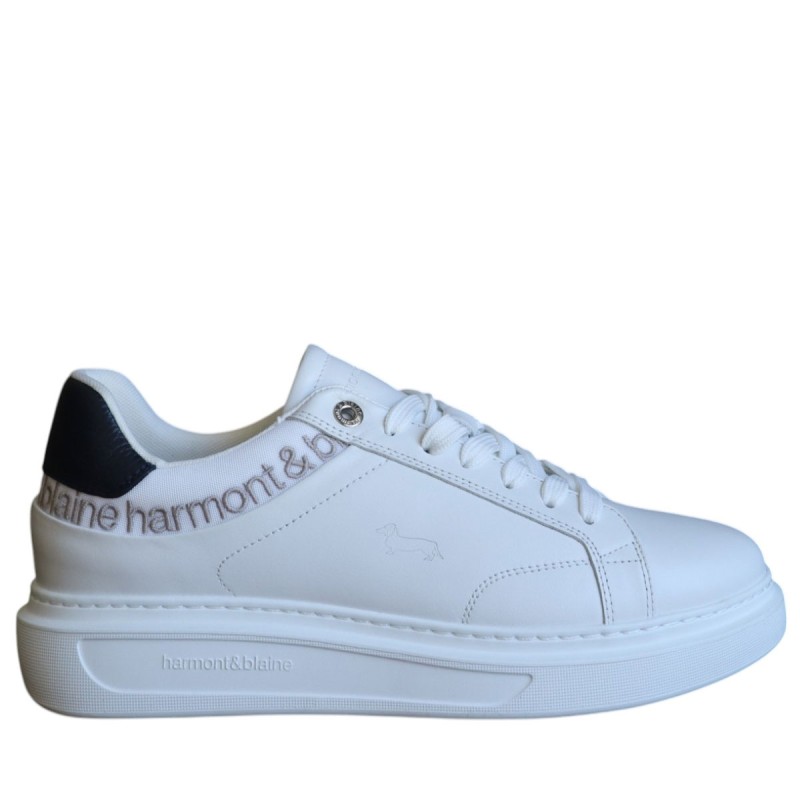 Sneakers Da Uomo Marca Harmont&blaine Colore Bianco Cod: EFM251.011.5000