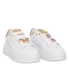 Sneakers da Donna Marca GIO+ Art. PIA316A Colore Bianco Arancio
