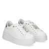 Sneakers da Donna Marca GIO+ Art. PIA266A Colore Bianco Argento