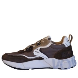 Sneakers da Uomo Marca VOILE BLANCHE Art CLUB01 D Colore Marrone
