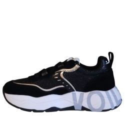Sneakers da Donna Marca VOILE BLANCHE CLUB105 B Colore Nero Platino