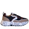 Sneakers da Donna Marca VOILE BLANCHE CLUB105 F Colore Taupe Nero Bordeaux