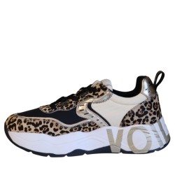 Sneakers da Donna Marca VOILE BLANCHE CLUB105 G Colore Leopardato