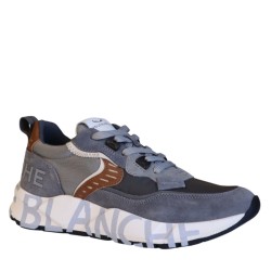 Sneakers da Uomo Marca Voile Art CLUB01 A Colore Grigio Cuoio