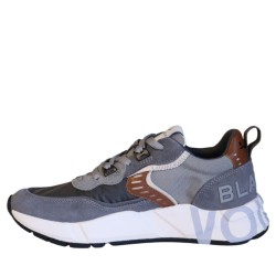 Sneakers da Uomo Marca Voile Art CLUB01 A Colore Grigio Cuoio