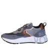Sneakers da Uomo Marca Voile Art CLUB01 A Colore Grigio Cuoio