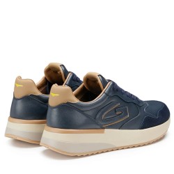 Sneakers da Uomo Marca GUARDIANI Art AGM452502 Colore Blu Cuoio